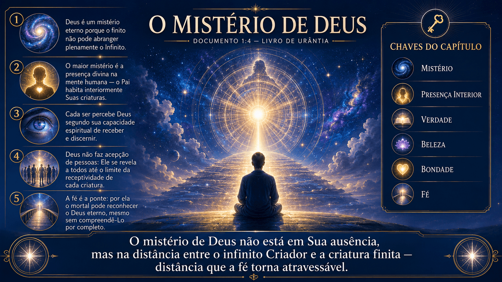 1.4 O Mistério de Deus